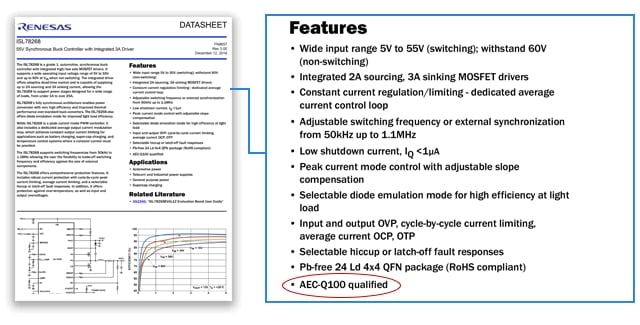 AEC-Q100 Datasheet Designation