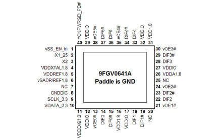 9FGV0641 Pinout Diagram