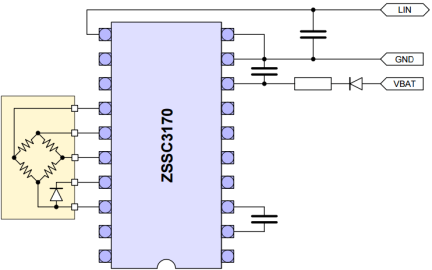 ZSSC3170 - Application Circuit