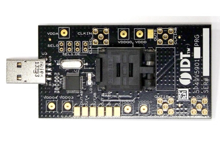 EVKVC5-59xxPROG Programmer Board for VersaClock 5 - 5P49V59xx - front view