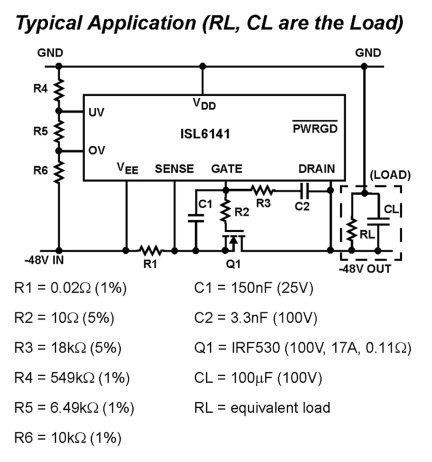 ISL6141 Functional Diagram