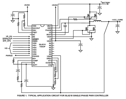 ISL6218 Functional Diagram