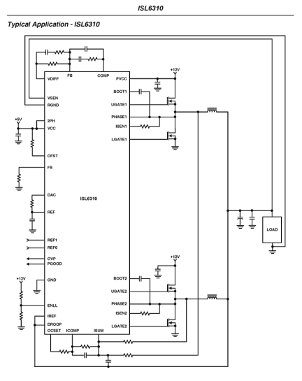 ISL6310 Functional Diagram