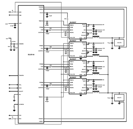 ISL68144 Functional Diagram