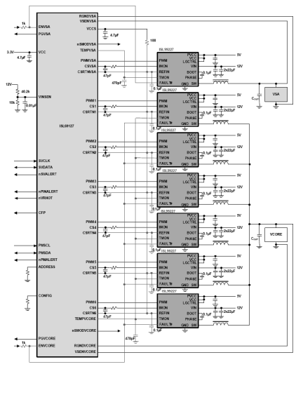 ISL69127 Functional Diagram