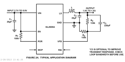 ISL8009A Functional Diagram