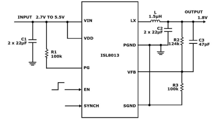 ISL8013 Functional Diagram