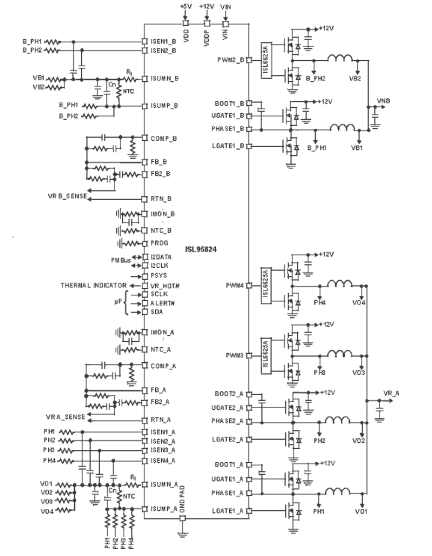 ISL95824 Functional Diagram