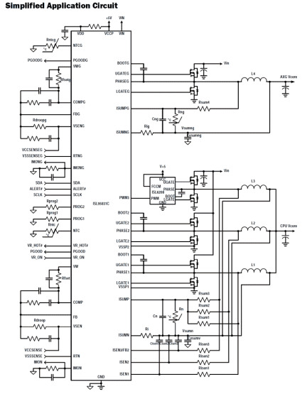 ISL95831C Functional Diagram