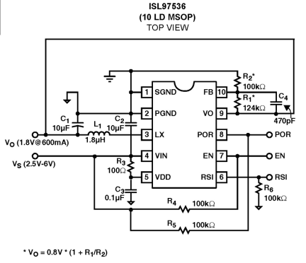 ISL97536 Functional Diagram